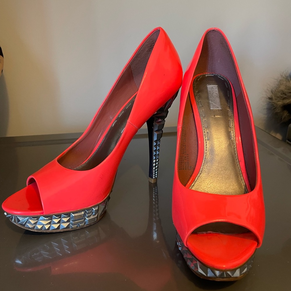 Neon Platform Stilettos